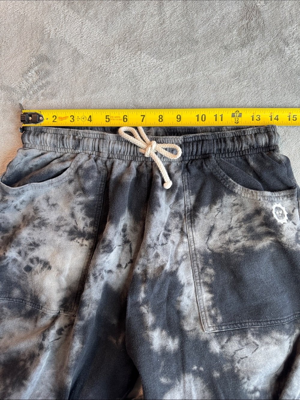 Big Bud Press Classic Jogger Sweatpants Black Magic Waters Tie Dye Size Medium - Picture 12 of 15